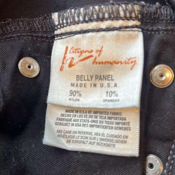 CITIZENS OF HUMANITY BELLY PANEL FLARE MATERNITY JEANS SIZE 29 - Picture 8 of 13